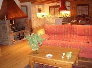 Living room chalet Andorra